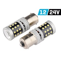 Żarówka VISION R5W/R10W BA15s 12/24V 39x 2016 SMD LED, nonpolar, CANBUS, biała, 2 szt.
