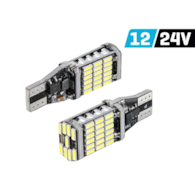 Ampoule VISION W16W (T15) 12/24V 45x 4014 SMD LED, non polaire, CANBUS, blanche, 2 pcs