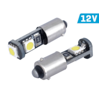 Ampoule VISION H6W BAX9s 12V 3x 5050 SMD LED, CANBUS, blanche, 1 pc