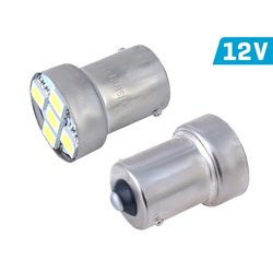 Żarówka VISION R5W/R10W BA15s 12V 5x 5050 SMD LED, biała, 2 szt.