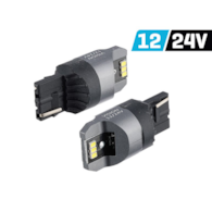 Ampoule VISION W21W (T20d) 12/24V 6x 3020 SMD LED, non polaire, CANBUS, blanche, 2 pcs