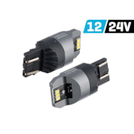 Ampoule VISION W21 / 5W (T20q) 12/24V 6x 3020 SMD LED, non polaire, CANBUS, blanche, 2 pcs