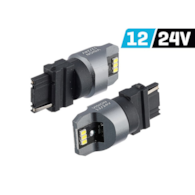 Ampoule VISION P27W (T25) 12/24V 6x 3020 SMD LED, non polaire, CANBUS, blanche, 2 pcs