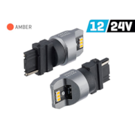Ampoule VISION PY27W (T25) 12/24V 6x 3020 SMD LED, non polaire, CANBUS, orange, 2 pcs