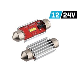 Żarówka VISION Festoon SV8.5 39mm 12/24V 1x 1860 SMD LED, nonpolar, CANBUS, biała, 2 szt.