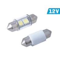 Ampoule VISION Festoon SV8.5 31mm 12V 2x 5050 SMD LED, blanche, 2 pcs
