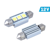Ampoule VISION Festoon SV8.5 36mm 12V 3x 5050 SMD LED, CANBUS, blanche, 1 pc