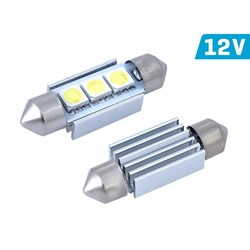 Żarówka VISION Festoon SV8.5 36mm 12V 3x 5050 SMD LED, CANBUS, biała, 1 szt.