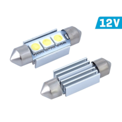 Żarówka VISION Festoon SV8.5 36mm 12V 3x 5050 SMD LED, CANBUS, biała, 1 szt.