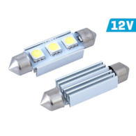 Ampoule VISION Festoon SV8.5 41mm 12V 3x 5050 SMD LED, CANBUS, blanche, 1 pc