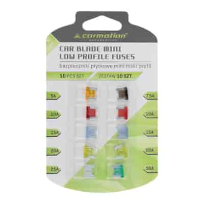 Blade fuses  MINI LOW PROFILE 10 pcs