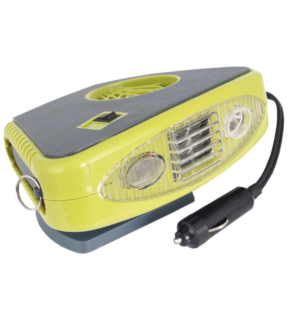 Heizung / Lüfter 12V, 150W mit Taschenlampe
