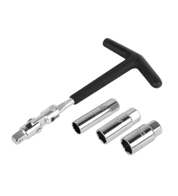 Clé à bougies avec douilles de 14 mm, 16 mm et 21 mm