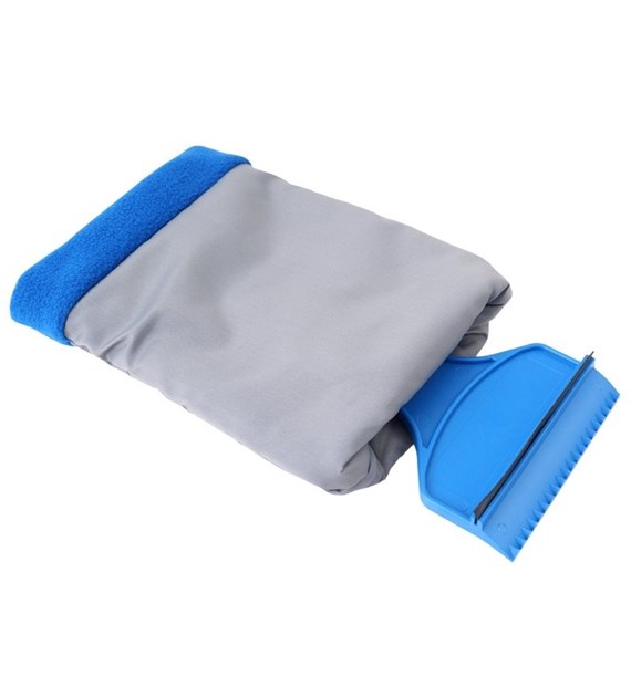 Skrobaczka do szyb z rękawiczką z polarową podszewką