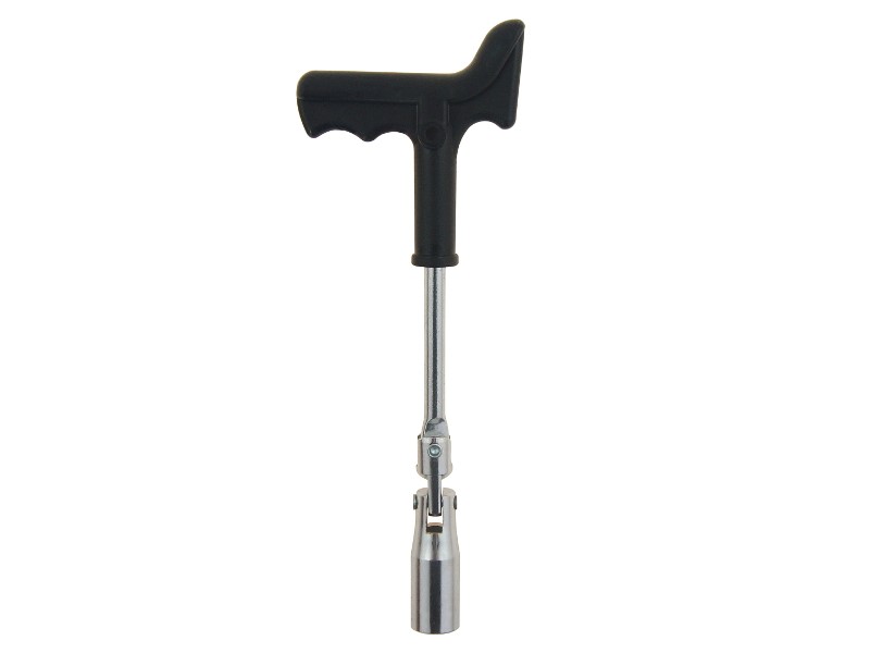Spark plug wrench 16mm with reinforced handle