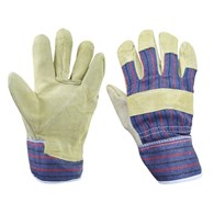 Work gloves made of cowhide, size 10.5