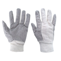 Gants de travail denim à pois, T10,5
