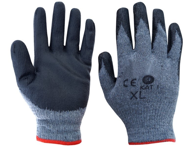 Work gloves, rubberized "Dragon" s.10