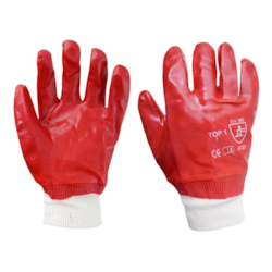 Work gloves,  Oil-resistant , elastic cuff, size 10