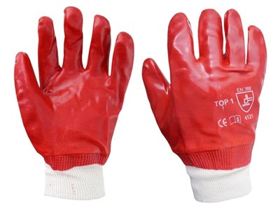 Work gloves,  Oil-resistant , elastic cuff, size 10