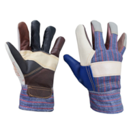 Gants de travail, isolés, renforcés de cuir fendu, T11