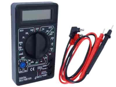 Digital multimeter with LCD, small