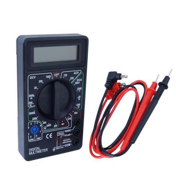 Digital multimeter with LCD, small