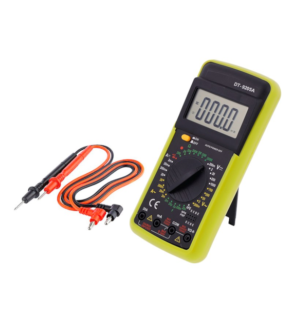 Multimètre électrique numérique avec écran LCD