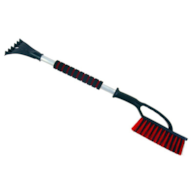 Brosse-grattoir 75 cm, manche en aluminium, manche souple