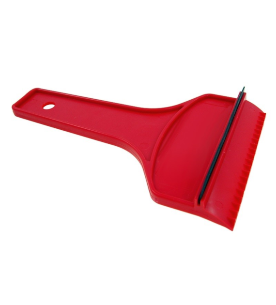 Ice scraper with elastic / squeegee