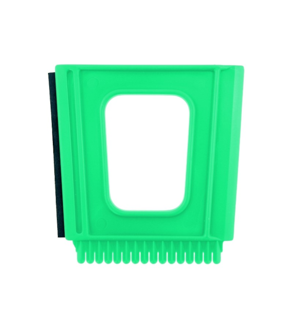 Quadratischer Eiskratzer mit Gummiwischer