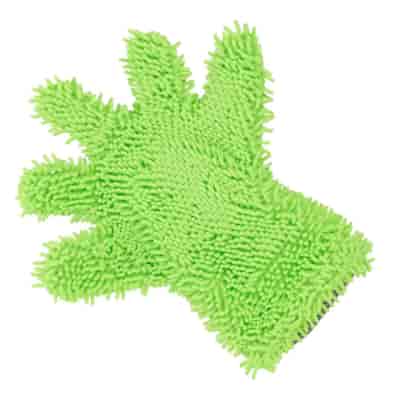 Gant microfibre chenille + mesh