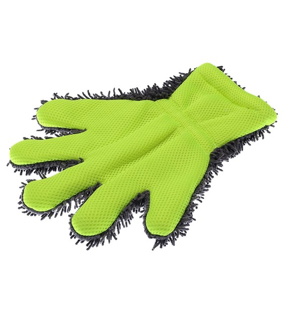 Microfiber chenille finger mitt + mesh