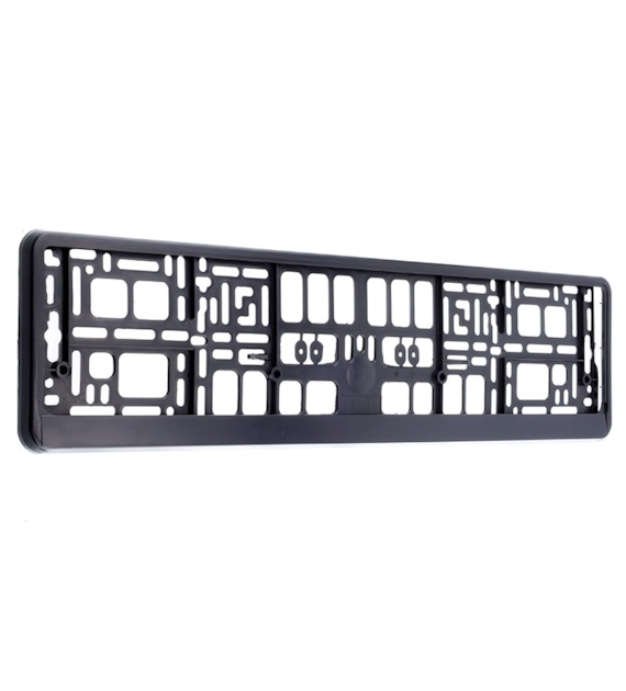 License plate frame, black, flexible (PP / PS)