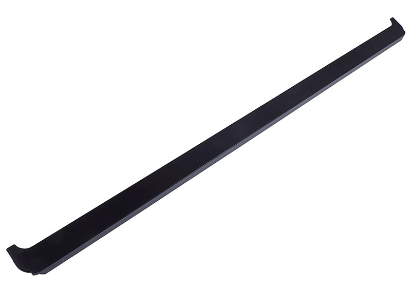 Standard license plate strip, black