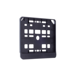 Motorcycle license plate frame, black