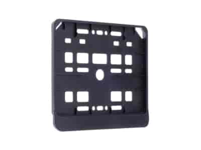 Support de plaque d'immatriculation moto, noir