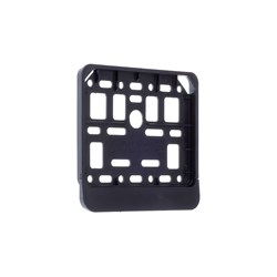 Ramka na tablicę rejestracyjną skutera i motoroweru, czarna