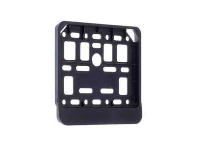 Scooter and moped license plate frame, black