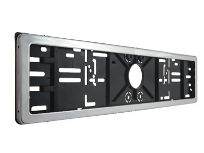 Stainless steel license plate frame