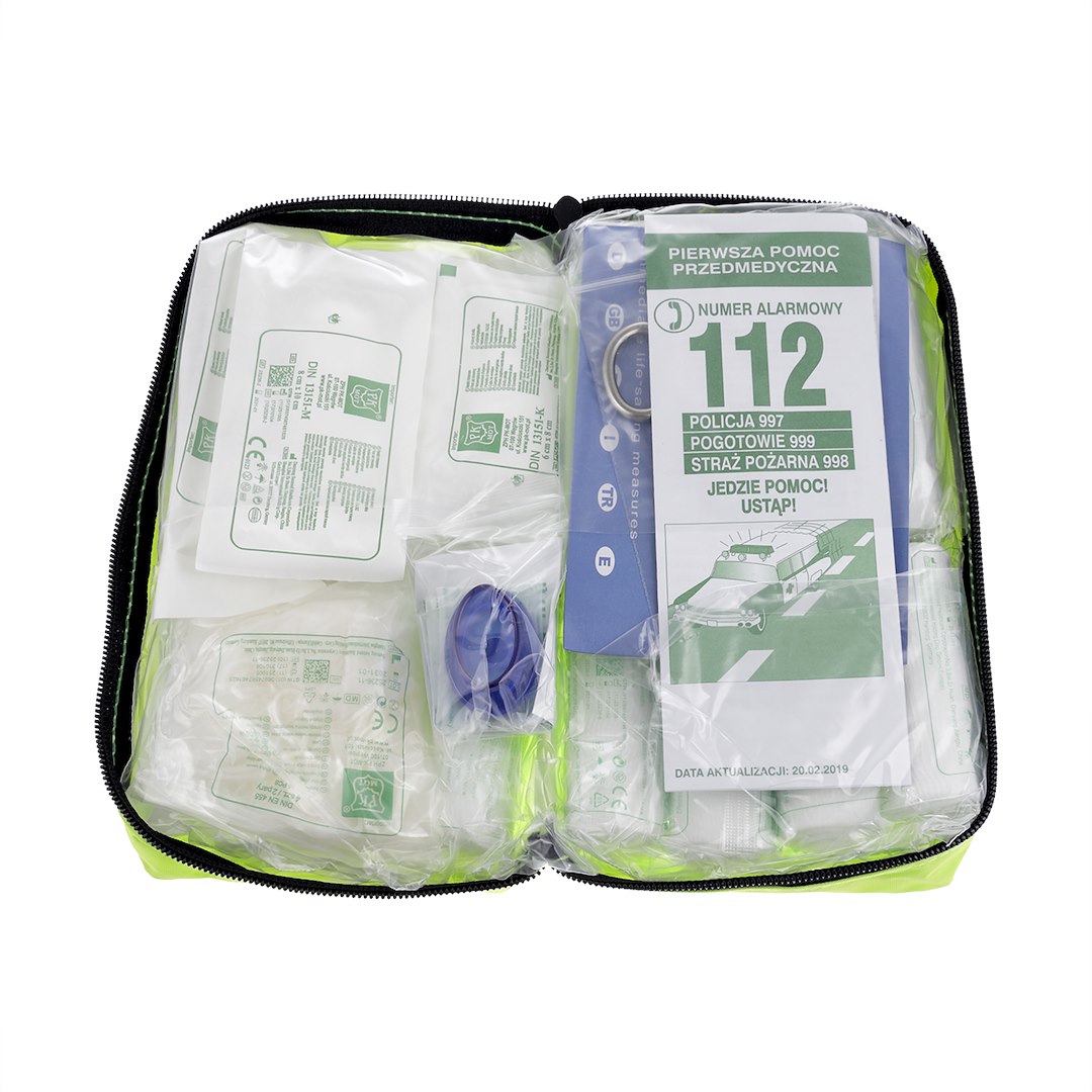 First aid kit DIN 13164
