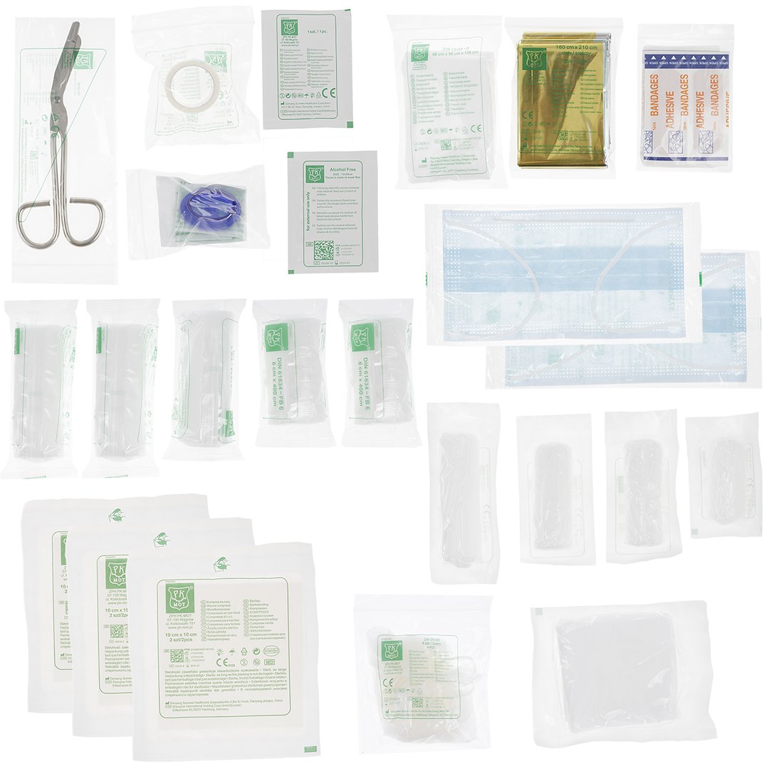 First aid kit DIN 13164