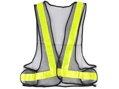 Mesh vest with reflective tapes