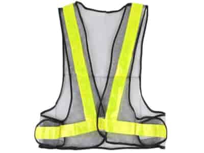 Gilet en maille avec bandes réfléchissantes