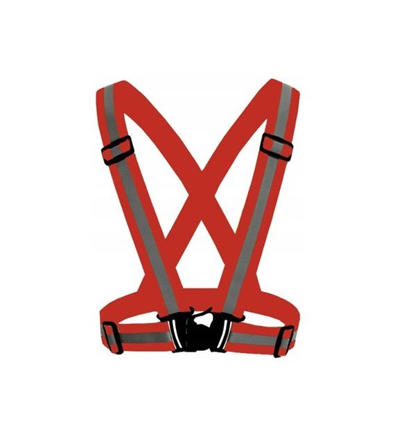 Reflective red harness 
