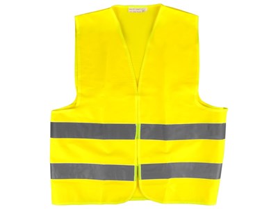 High-visibility vest, yellow, XL, HQ