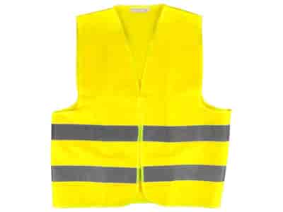 Gilet haute visibilité XL, jaune, HQ