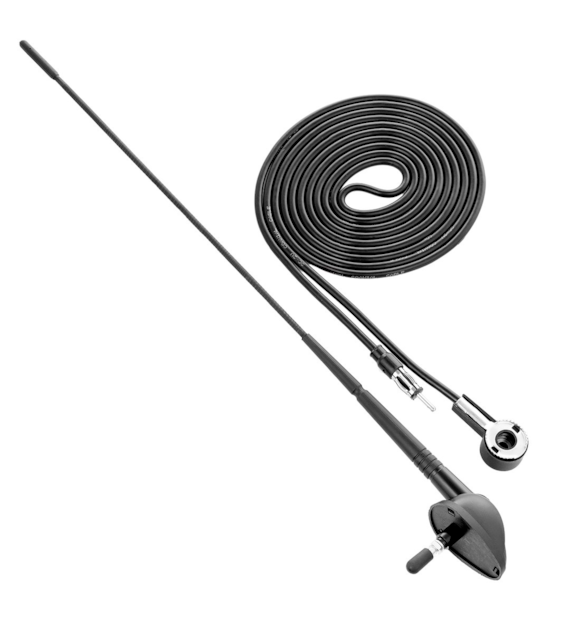 Antenne de radio, réglage de l'inclinaison 0° ~ 50°, mât 42.5 cm