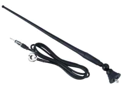 Antenne de radio, réglage de l'inclinaison à 180°, mât caoutchouté de 40 cm