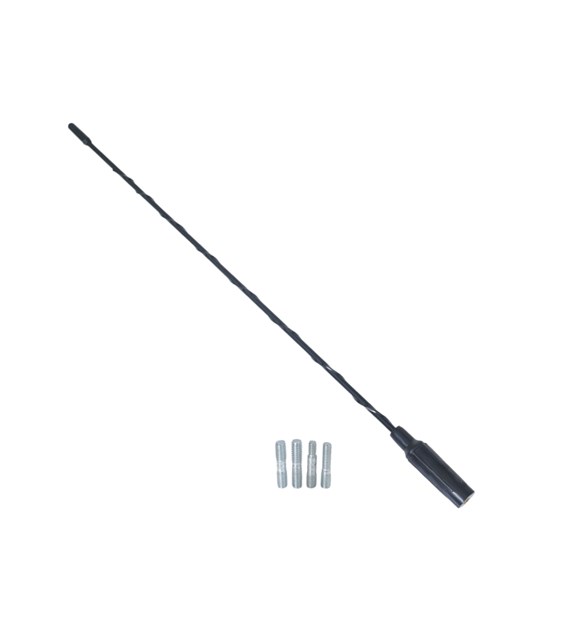 Antenna mast 41cm with 4 adapters